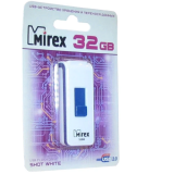 USB  32GB  Mirex  SHOT  белый  (ecopack)