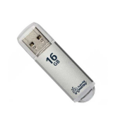 USB  16GB  Smart Buy  V-Cut  серебро