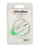 USB  32GB  OltraMax  220  светло зелёный