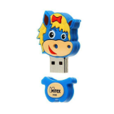 USB  8GB  Mirex  Лошадка  голубая  (ecopack)
