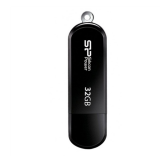 USB  32GB  Silicon Power  LuxMini 322  чёрный