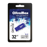 USB  32GB  OltraMax  Smile  синий