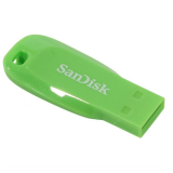 USB  32GB  SanDisk  Cruzer Blade  зелёный