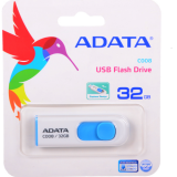 USB  32GB  A-Data  C008  белый/синий