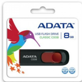 USB  32GB  A-Data  C008  чёрный/красный