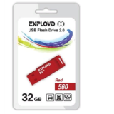 USB  32GB  Exployd  560  красный