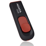USB  64GB  A-Data  C008  чёрный/красный