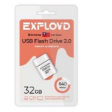 USB  32GB  Exployd  640  белый