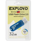 USB  32GB  Exployd  650  синий