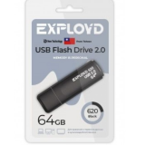 USB  64GB  Exployd  620  чёрный
