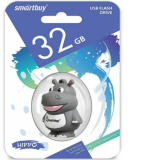 USB  32GB  Smart Buy Wild series  Гиппопотам