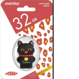 USB  32GB  Smart Buy Wild series  Котёнок  чёрный