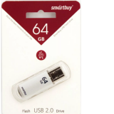 USB  64GB  Smart Buy  V-Cut  серебро