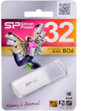 USB 3.0  32GB  Silicon Power  Blaze B06  белый
