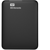 Внешний накопитель HDD WD 1 TB Elements SE Portable чёрный, 2.5", USB 3.0