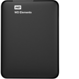 Внешний накопитель HDD  WD  2 TB  Elements Portable чёрный, 2.5", USB 3.0