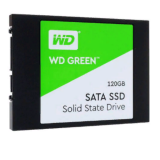 Внутренний накопитель SSD  WD  120GB, SATA-III, R/W - 540/465 MB/s, (M.2), 2280, TLC, зелёный
