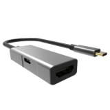 Кабель-адаптер USB3.1 Type-CM-->2*HDMI+USB3.0+PD charging  VCOM <CU450> (1/50)