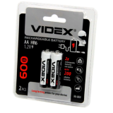 Батарейки VIDEX HR6/AA  600mAh 2BL (2/20/200)