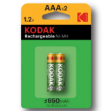 Батарейки KODAK  HR03-2BL (650 mАh)  (K3AHR-2)    (2/20/240)