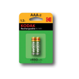 Батарейки KODAK  HR03-2BL (850 mAh) Pre-Charged   (2/20/240)