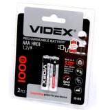 Батарейка VIDEX HR03/AAA 1000mAh 2BL (LSD, низк. саморазряд) (2/20/200)