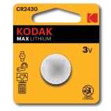 Батарейки KODAK  CR2430  BL1 (60/240/12000)