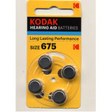 Батарейки Kodak ZA675-4BL [KZA675-4] (40/400/32000)