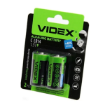 Батарейки VIDEX LR14/C 2 BLISTER CARD (24/96)