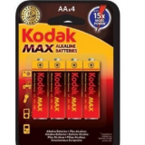 Батарейки KODAK MAX  LR6  BL4 (KAA-4)   (80/400/26000)