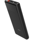 Зарядное устройство HOCO B35C, 12000mAh, 2 USB 2.1A выхода, Micro-USB 2A вход, дисплей, пластик, чёр