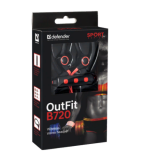 Наушники DEFENDER OutFit B720, черный+красный, Bluetooth, беспроводная (1/90)