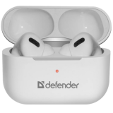 Наушники беспроводные Defender Twins 636 белый,TWS Pro, Bluetooth (1/60)