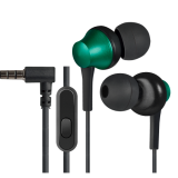 Наушники Defender Pulse 470 черный/зеленый, вставки, кабель 1.2 м (1/50)