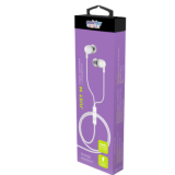 Наушники Smartbuy JUST M, микрофон, кнопка принятия вызова, L-штекер, бел(SBH-702) (1/50)