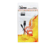 Кабель соединительный Mirex USB 2.0 AM- 8pin (M)/microB (M), 1м. (1/25)