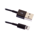 Кабель BLAST BMC-220, USB 2.0 - 8 pin Lightning, для iPhone/iPad/iPod, черный, 2 м. (1/50/250)