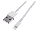 Кабель RITMIX RCC-120, белый, USB 2.0 - USB-Apple 8pin lightning, 1 м. (1/100)