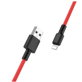 Кабель USB - 8 pin HOCO X29 Superior, 1.0м, круглый, 2.0A, силикон, цвет: красный (1/33/330)