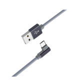 Кабель USB - микро USB Borofone BX26 Express, 1.0м, круглый, 3.0A, ПВХ, в оплётке, цвет: серый