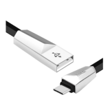 Кабель USB - Type-C HOCO X4 Zinc Alloy Rhombus, 1.2м, плоский, 2.1A, силикон, цвет: белый (1/32/320)