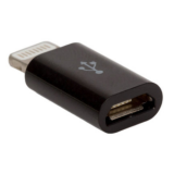 Адаптер BLAST BMC-606, Lightning - Micro USB, черный, USB 2.0, 480 Мбит/сек, блистер (1/20/200)