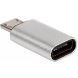Адаптер BLAST BMC-607, Micro USB - Type-C, серебро, USB 2.0, 480 Мбит/сек, блистер (1/20/200)