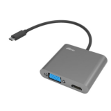 Мультиадаптер RITMIX CR-5400  USB Type-C → USB, VGA, HDMI, 3,5 мм(1/100)