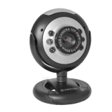 Камера Web DEFENDER C-110, чёрная, 0.3 Мп., USB 2.0, встроен. микрофон. (1/50)