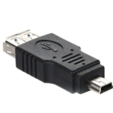 Переходник USB 2.0 Af <--> miniUSB-5P  VCOM <CA411> (1/500)