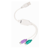 Кабель-адаптер VCOM USB A->2xPS/2 (адаптер для подключения PS/2 клавиатуры и мыши к USB порту) (1/12
