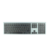 Клавиатура беспроводная Gembird KBW-1, 109 кл., м/медиа, ножничный механизм, бесшумная