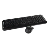 Клавиатура + мышь A4 V-Track 7200N клав:черный мышь:черный USB беспроводнаяMultimedia
