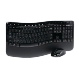Клавиатура + Мышь Microsoft Comfort 5050 клав:черный мышь:черный USB беспроводная Multimedia